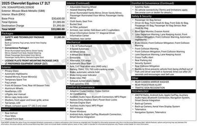 2025 Chevrolet Equinox AWD LT