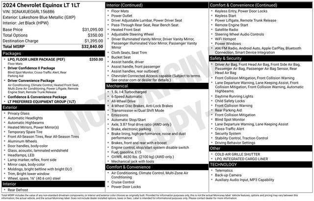 2024 Chevrolet Equinox AWD LT