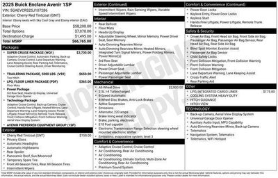 2025 Buick Enclave 4dr Avenir