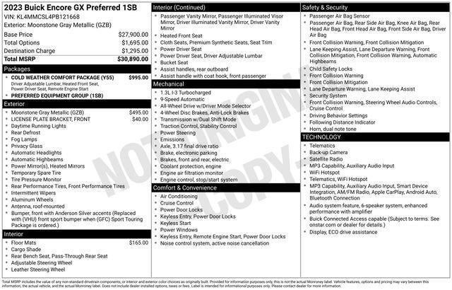 2023 Buick Encore GX Preferred AWD
